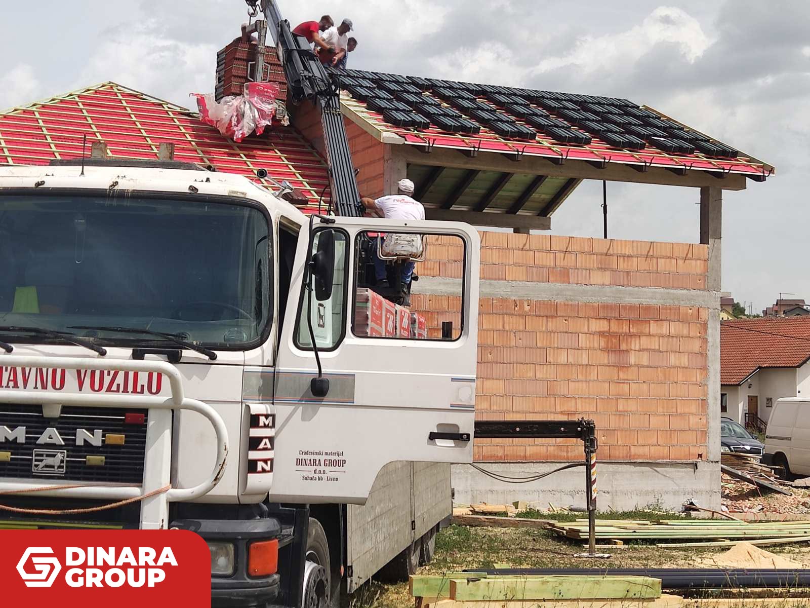 Montaža crijepa uz kransku dostavu materijala